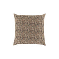Cognac & Latte Floral Cushion