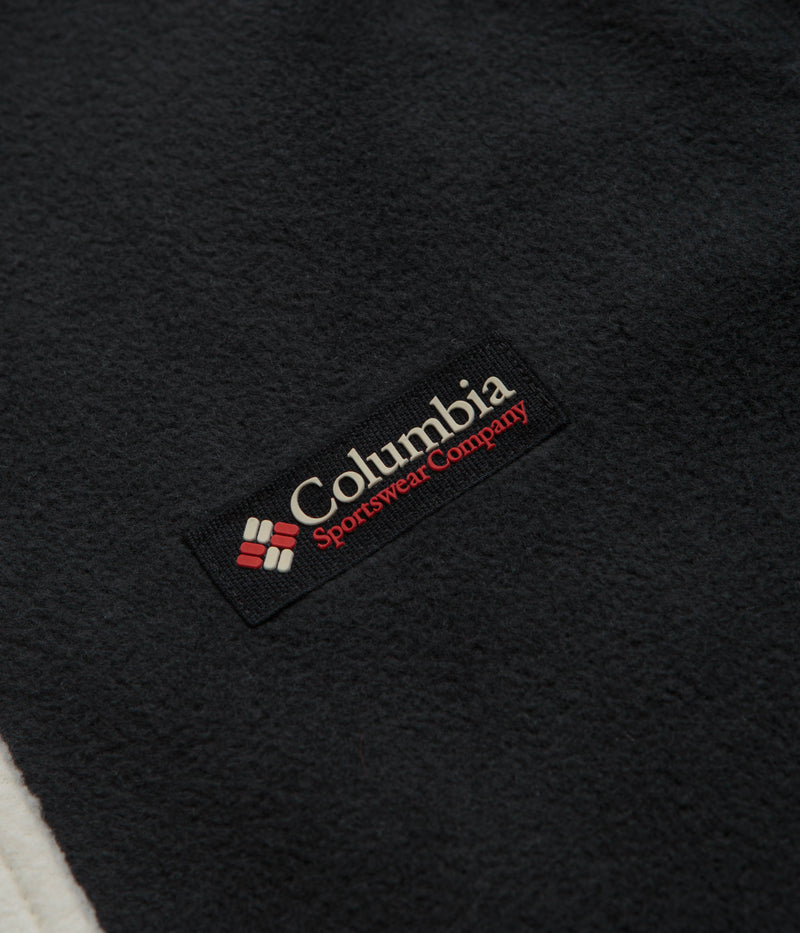 Columbia Backbowl II Full Zip Fleece in Black and Chalk