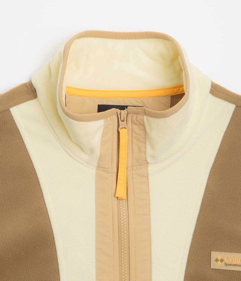 Columbia Backbowl II Lightweight Full Zip Fleece in Delta and Lemon Wash