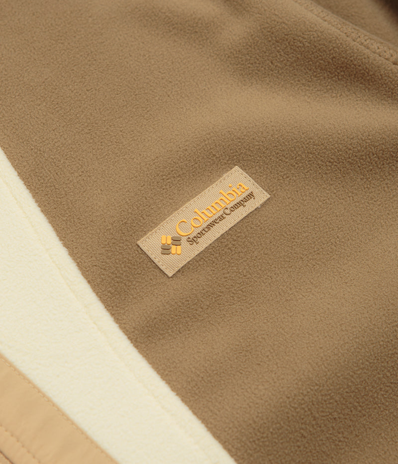 Columbia Backbowl II Lightweight Full Zip Fleece in Delta and Lemon Wash