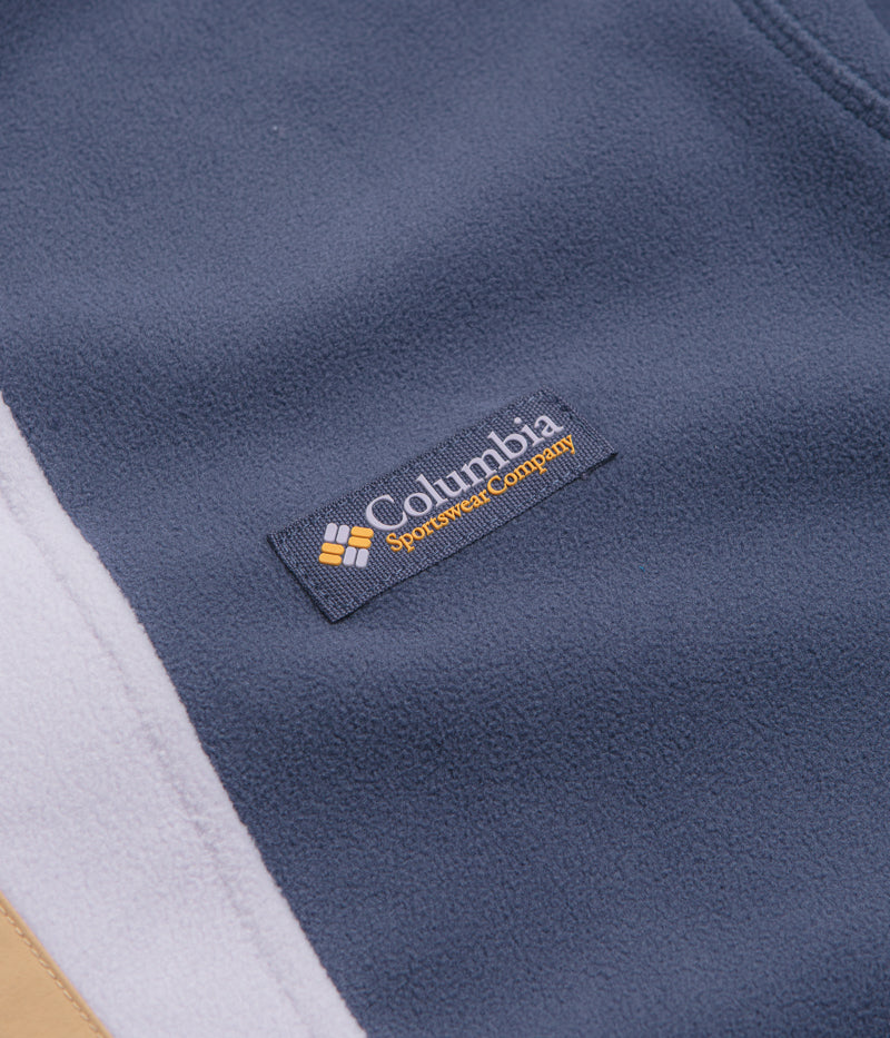 Columbia Backbowl II Lightweight Full Zip Fleece in Nocturnal and Lavender Pearl