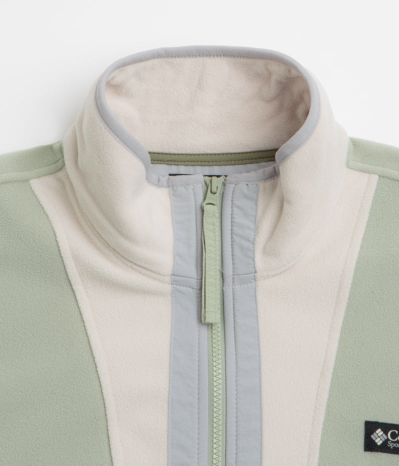 Columbia Backbowl II Lightweight Full Zip Fleece in Safari and Dark Stone
