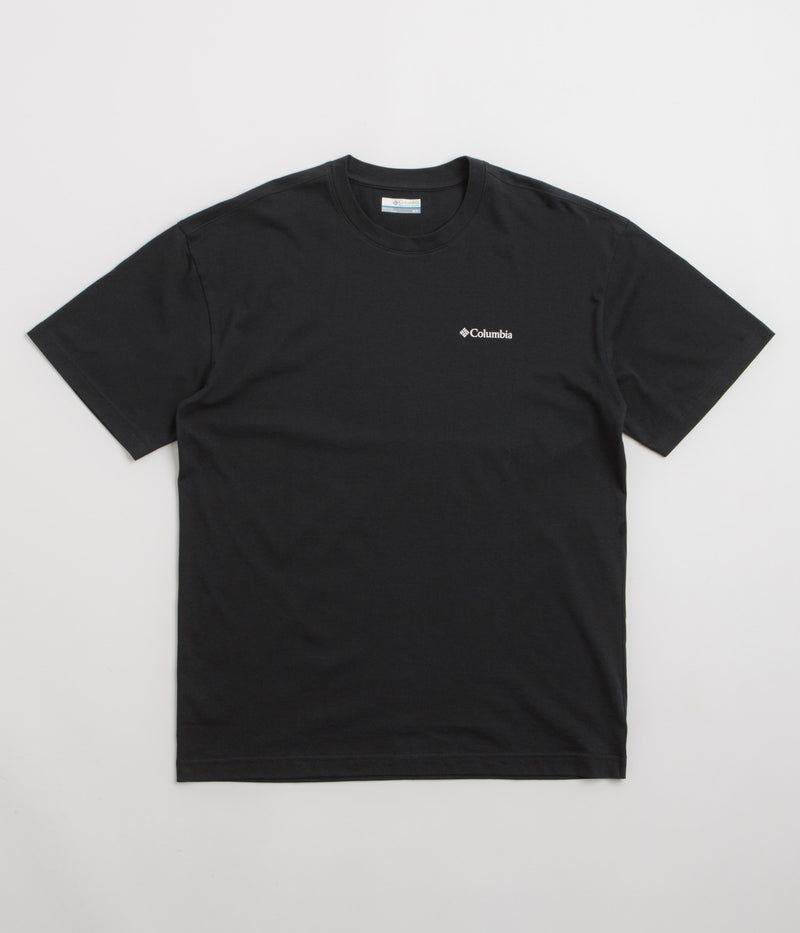 Columbia Black Butte Graphic T-Shirt in Black and Linear View