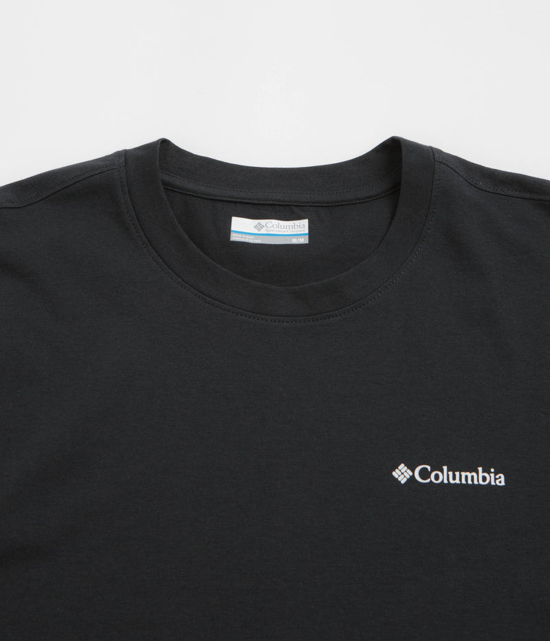 Columbia Black Butte Graphic T-Shirt in Black and Linear View