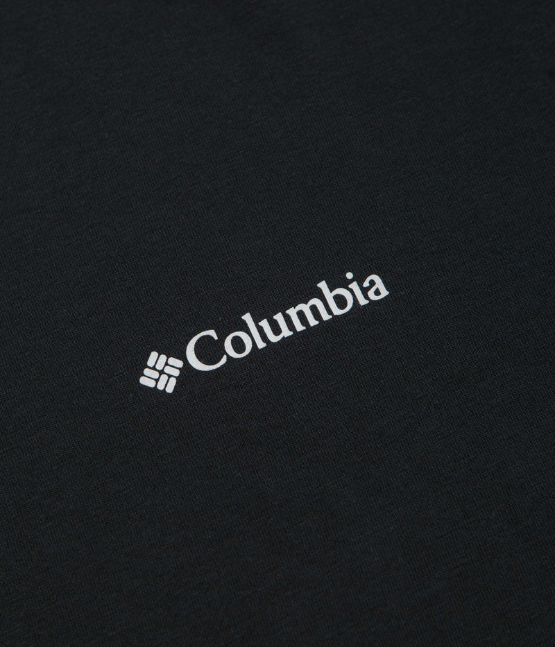 Columbia Black Butte Graphic T-Shirt in Black and Linear View
