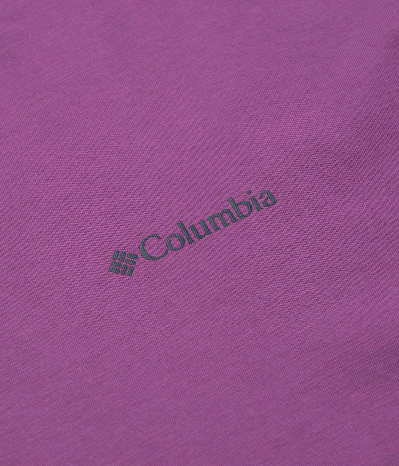 Columbia Black Butte Graphic T-Shirt in Razzle and Linear View