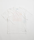 Columbia Black Butte Graphic T-Shirt in White and Linear View