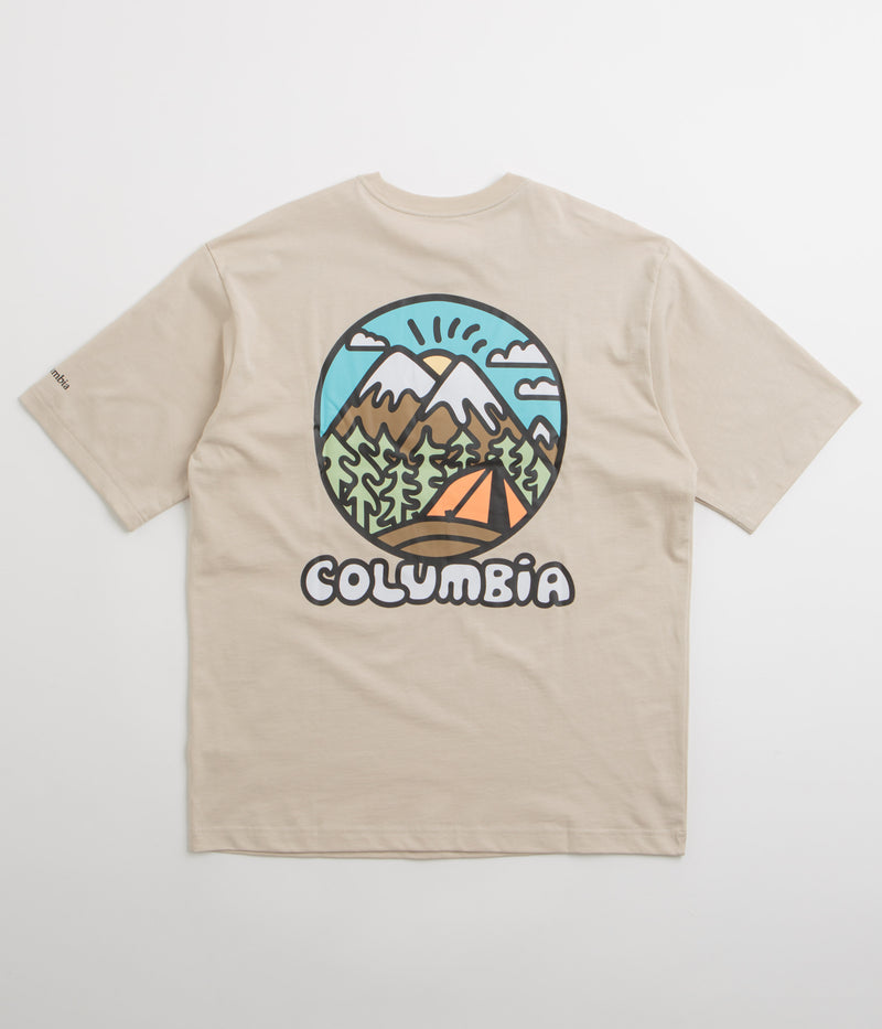 Columbia Camp Keller Graphic T-Shirt in Dark Stone