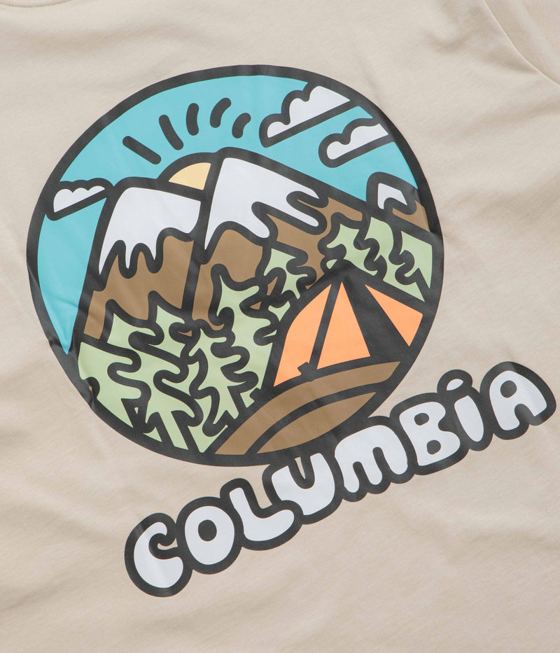 Columbia Camp Keller Graphic T-Shirt in Dark Stone
