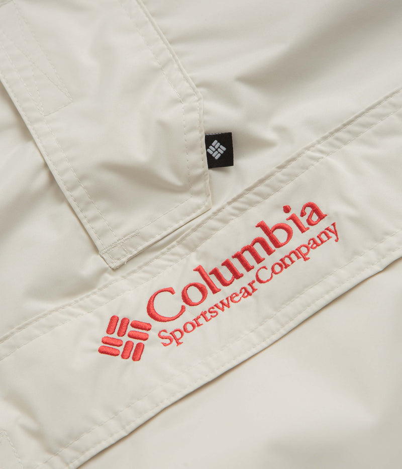 Columbia Challenger II Insulated Pullover Jacket in Chalk and Clematis Blue