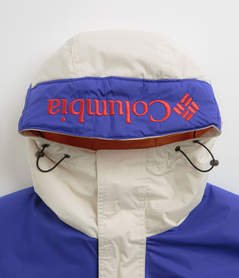 Columbia Challenger II Insulated Pullover Jacket in Chalk and Clematis Blue