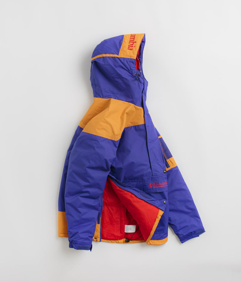 Columbia Challenger II Insulated Pullover Jacket in Clematis Blue and Sunstone