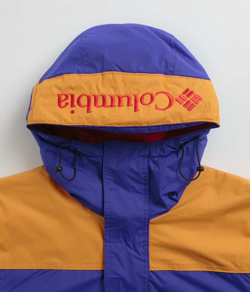 Columbia Challenger II Insulated Pullover Jacket in Clematis Blue and Sunstone