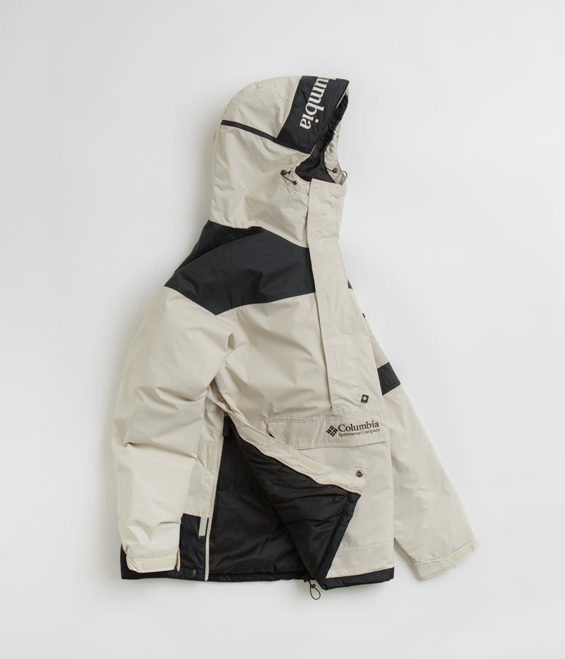 Columbia Challenger II Insulated Pullover Jacket in Dark Stone and Black