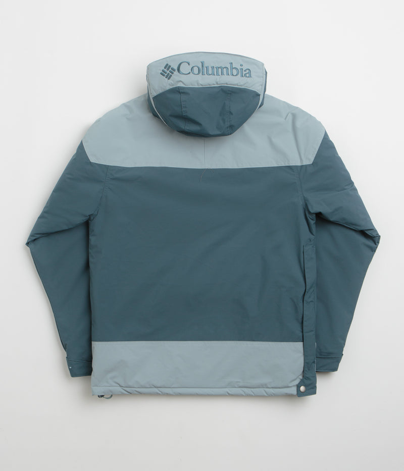 Columbia Challenger II Insulated Pullover Jacket in Everblue and Crushed Blue