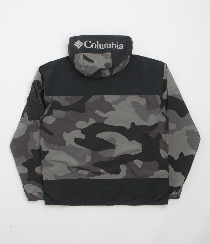 Columbia Challenger II Novelty Windbreaker Jacket in Black Mod Camo and Black