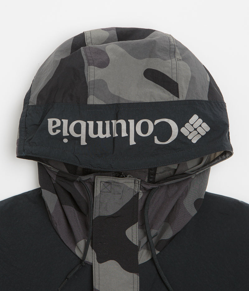Columbia Challenger II Novelty Windbreaker Jacket in Black Mod Camo and Black