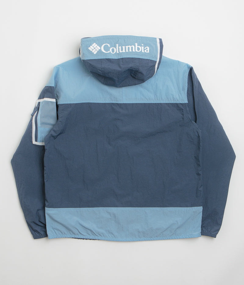 Columbia Challenger II Windbreaker Jacket in Dark Mountain and Ripple Blue