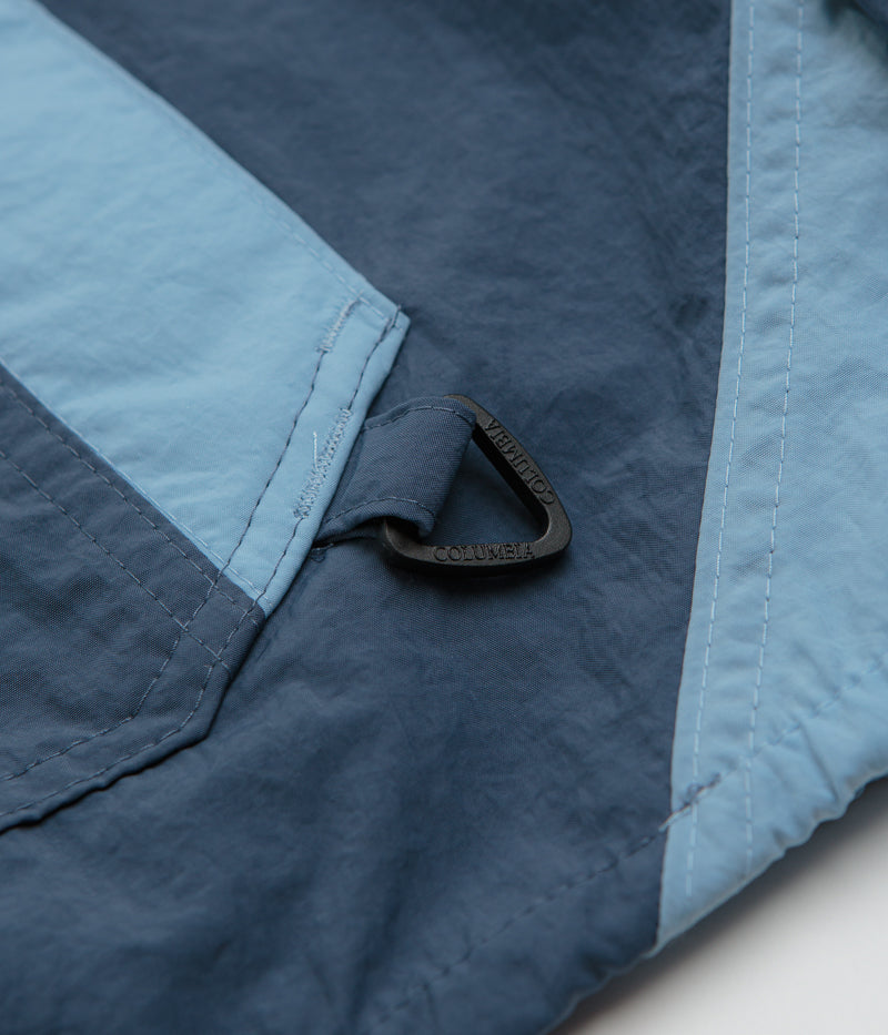 Columbia Challenger II Windbreaker Jacket in Dark Mountain and Ripple Blue