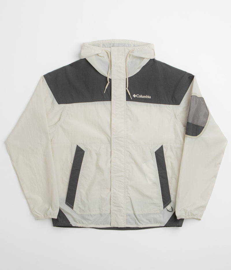 Columbia Challenger II Windbreaker Jacket in Dark Stone and Shark / Ancient Fossil