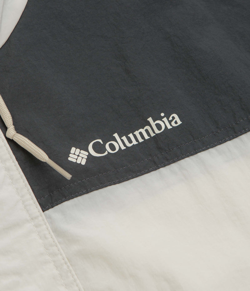 Columbia Challenger II Windbreaker Jacket in Dark Stone and Shark / Ancient Fossil