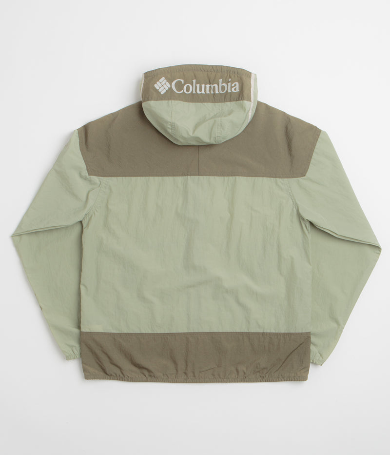 Columbia Challenger II Windbreaker Jacket in Safari and Stone Green