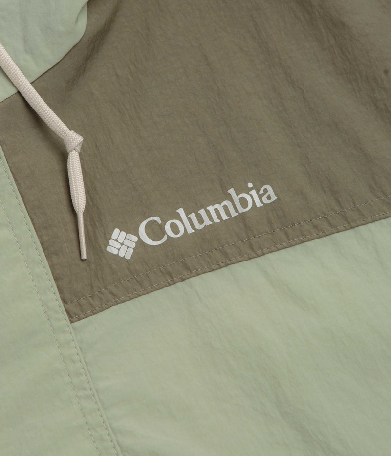 Columbia Challenger II Windbreaker Jacket in Safari and Stone Green