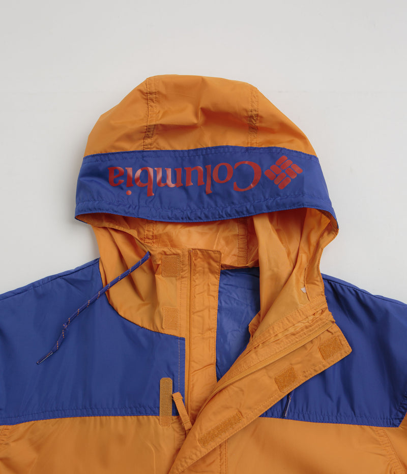 Columbia Challenger II Windbreaker Jacket in Sunstone and Clematis Blue