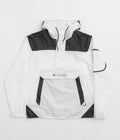 Columbia Challenger II Windbreaker Jacket in White and Black / White