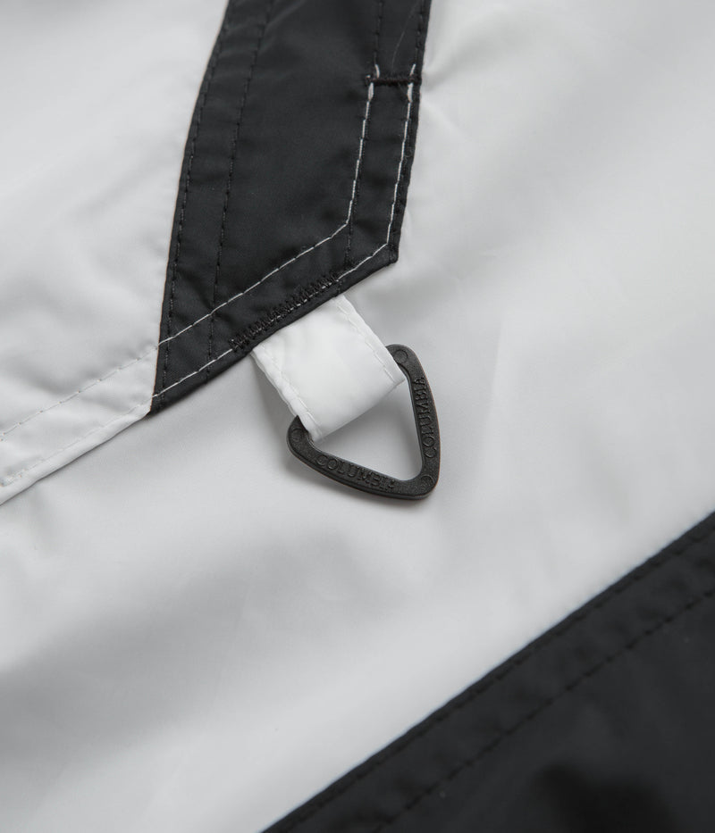 Columbia Challenger II Windbreaker Jacket in White and Black / White