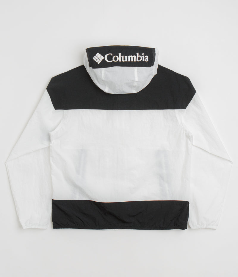 Columbia Challenger II Windbreaker Jacket in White and Black