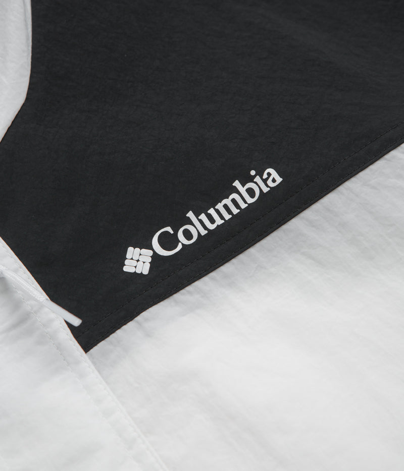 Columbia Challenger II Windbreaker Jacket in White and Black