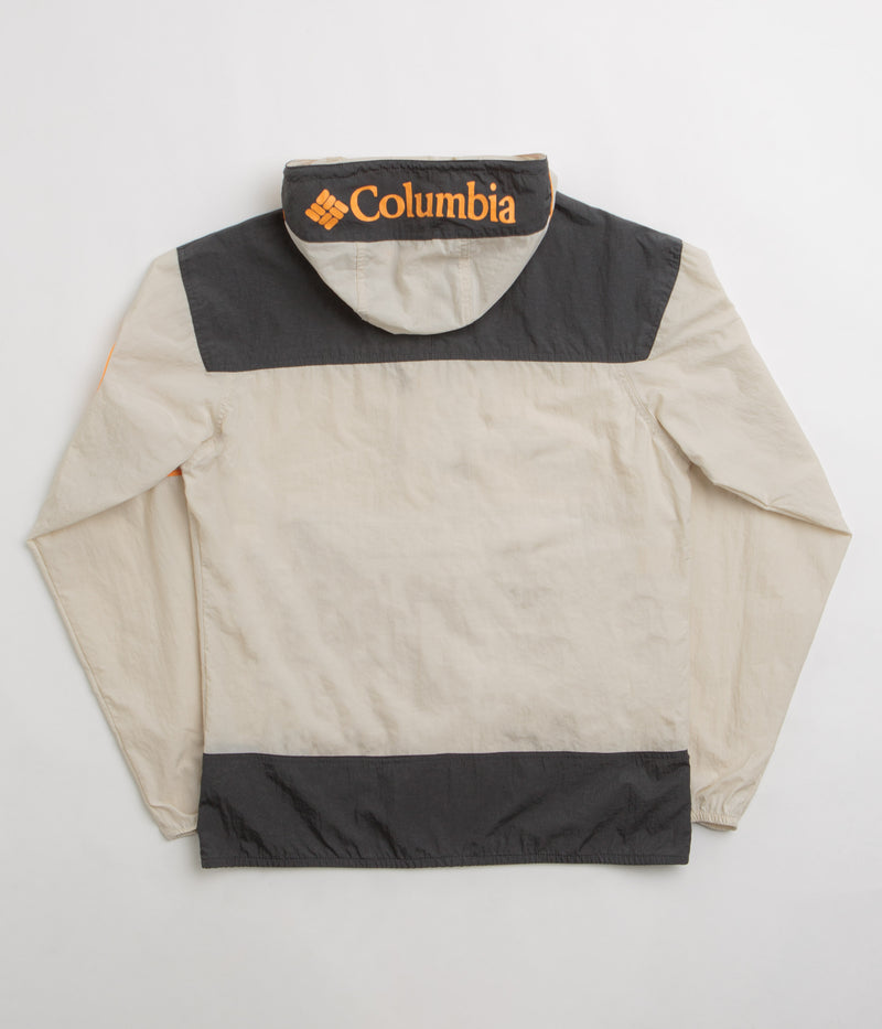 Columbia Challenger Windbreaker Anorak in Dark Stone and Shark