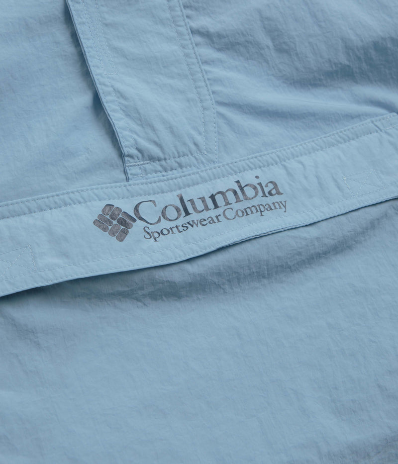 Columbia Challenger Windbreaker Anorak in Ripple Blue and Dark Mountain