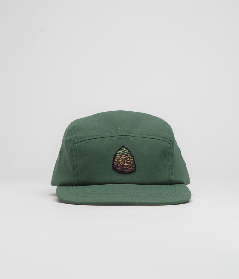 Columbia Creek Side 5 Panel Cap in Rain Forest and Pinecone