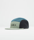 Columbia Creek Side 5 Panel Cap in Safari and Black / 3 Little Icons
