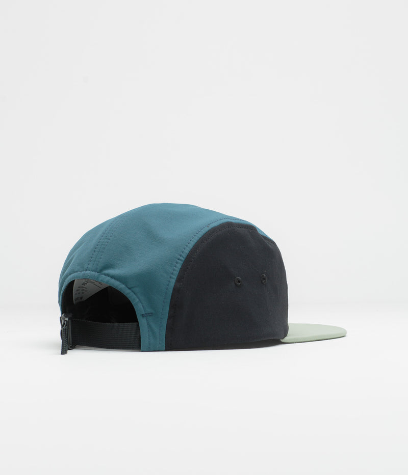 Columbia Creek Side 5 Panel Cap in Safari and Black / 3 Little Icons