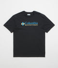 Columbia CSC Basic Logo T-Shirt in Black and CSC Retro Logo / Blue