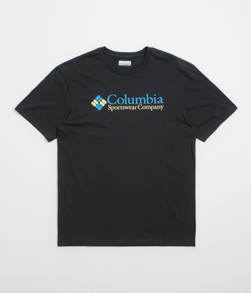 Columbia CSC Basic Logo T-Shirt in Black and CSC Retro Logo / Blue