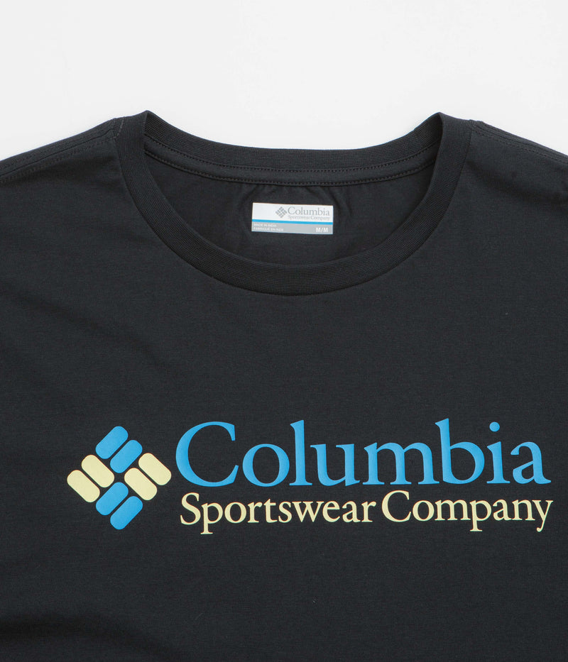 Columbia CSC Basic Logo T-Shirt in Black and CSC Retro Logo / Blue