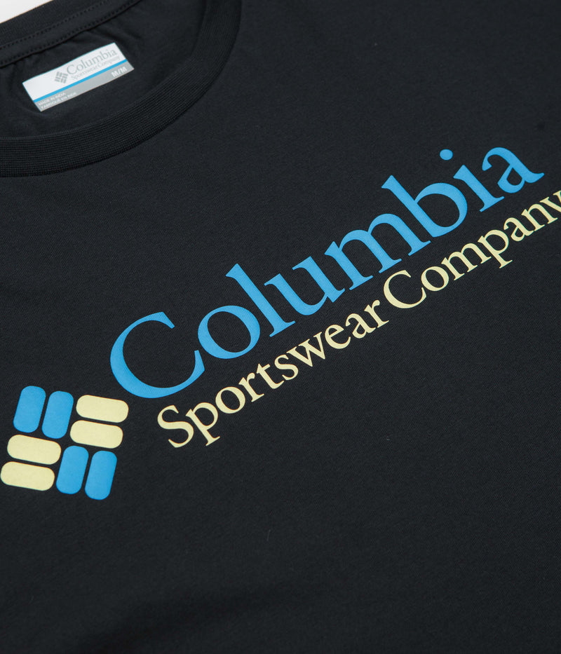 Columbia CSC Basic Logo T-Shirt in Black and CSC Retro Logo / Blue