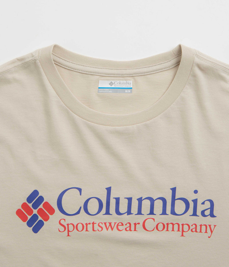 Columbia CSC Basic Logo T-Shirt in Dark Stone and CSC Retro Logo