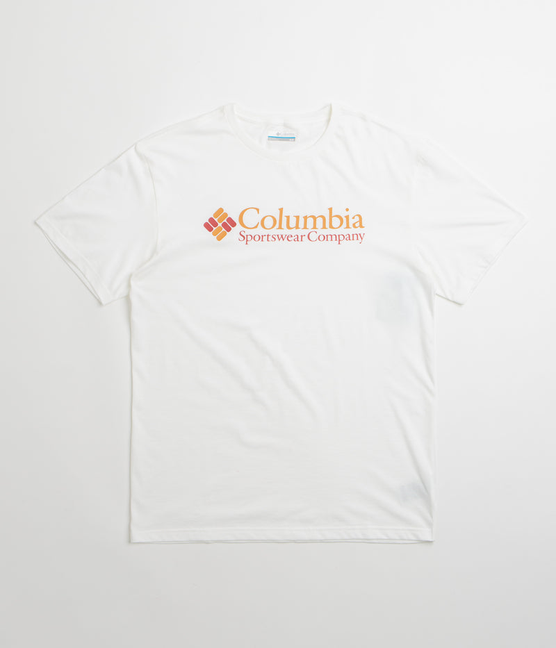 Columbia CSC Basic Logo T-Shirt in White and CSC Retro Logo