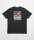 Columbia Explorers Canyon Back T-Shirt in Black and Peaks and Waves