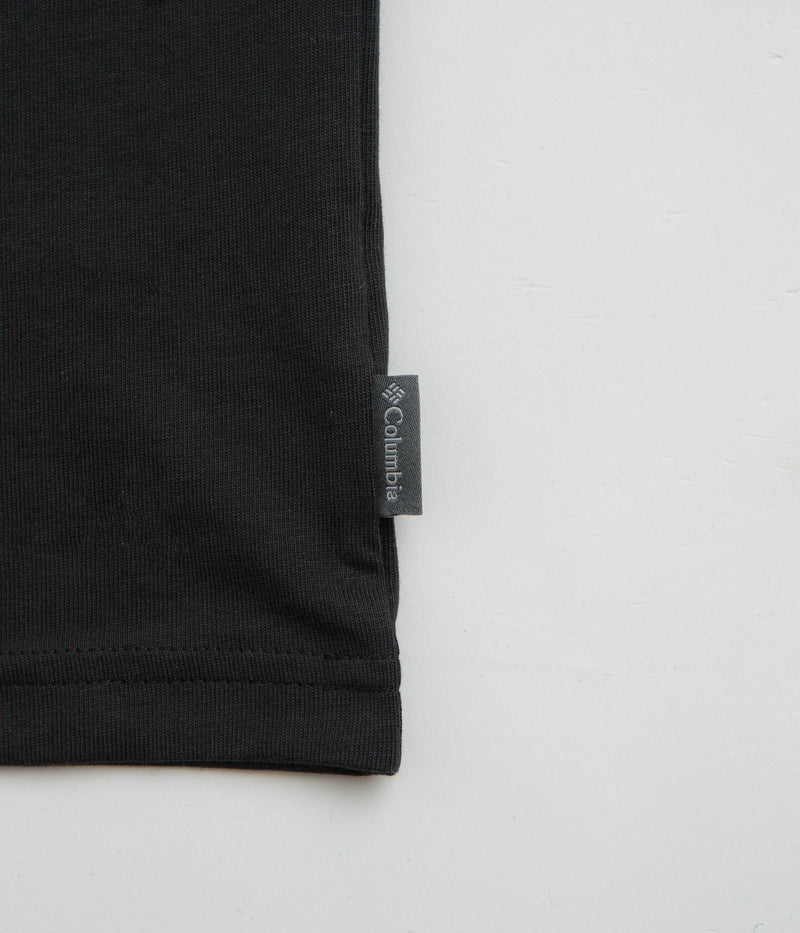 Columbia Explorers Canyon Back T-Shirt in Black and Torn Moonscape