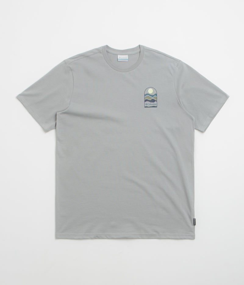Columbia Explorers Canyon Back T-Shirt in Columbia Grey and Get Hiked