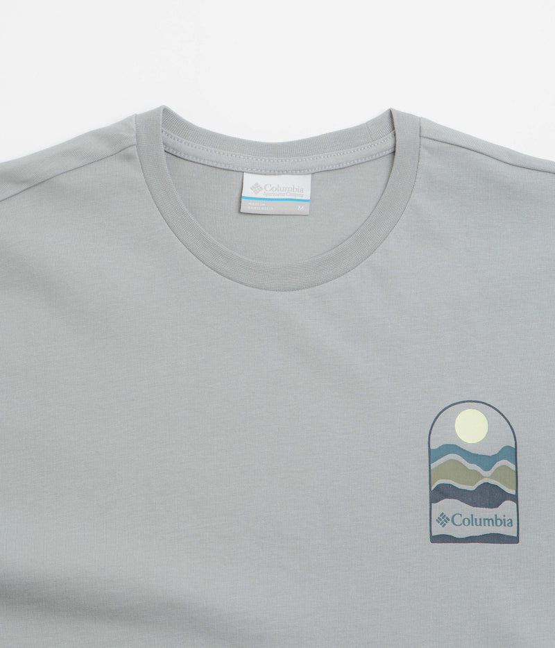 Columbia Explorers Canyon Back T-Shirt in Columbia Grey and Get Hiked