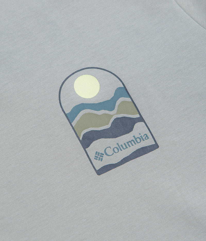 Columbia Explorers Canyon Back T-Shirt in Columbia Grey and Get Hiked