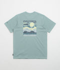 Columbia Explorers Canyon Back T-Shirt in Crushed Blue and Peaks and Waves