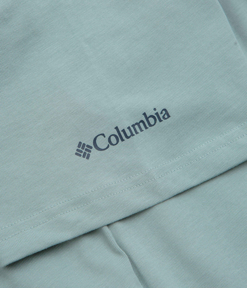 Columbia Explorers Canyon Back T-Shirt in Crushed Blue and Peaks and Waves
